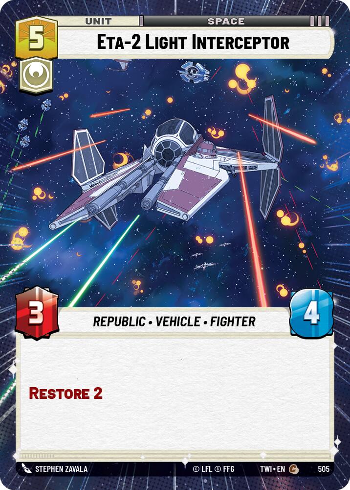 {SW-C}Eta-2 Light Interceptor (Hyperspace) (505) [Twilight of the Republic]