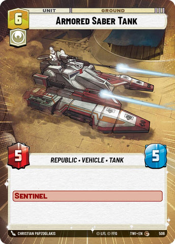 {SW-C}Armored Saber Tank (Hyperspace) (506) [Twilight of the Republic]
