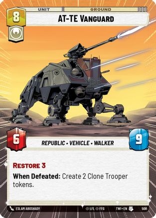 {SW-C}AT-TE Vanguard (Hyperspace) (508) [Twilight of the Republic]