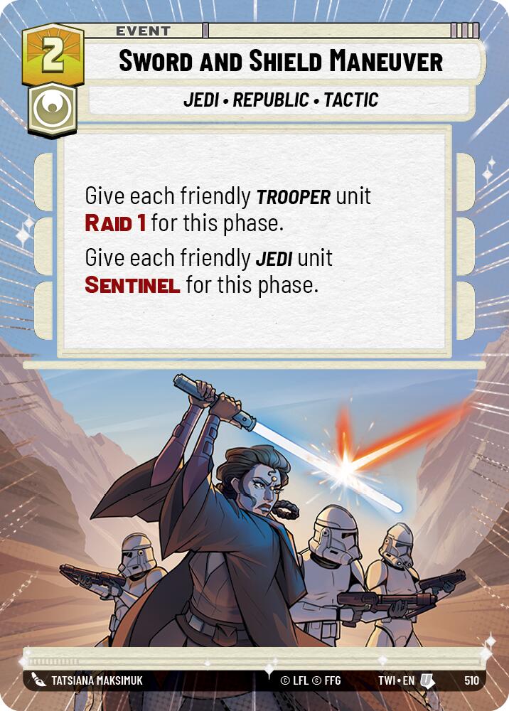 {SW-C}Sword and Shield Maneuver (Hyperspace) (510) [Twilight of the Republic]
