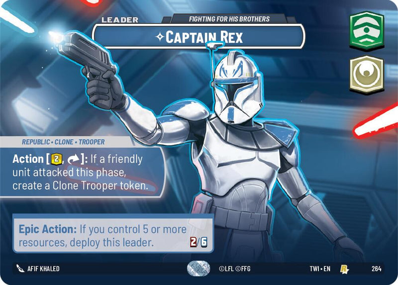 {SW-SH}Captain Rex - Fighting For His Brothers (Showcase) (264) [Twilight of the Republic]