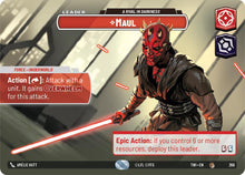 {SW-SH}Maul - A Rival in Darkness (Showcase) (266) [Twilight of the Republic]