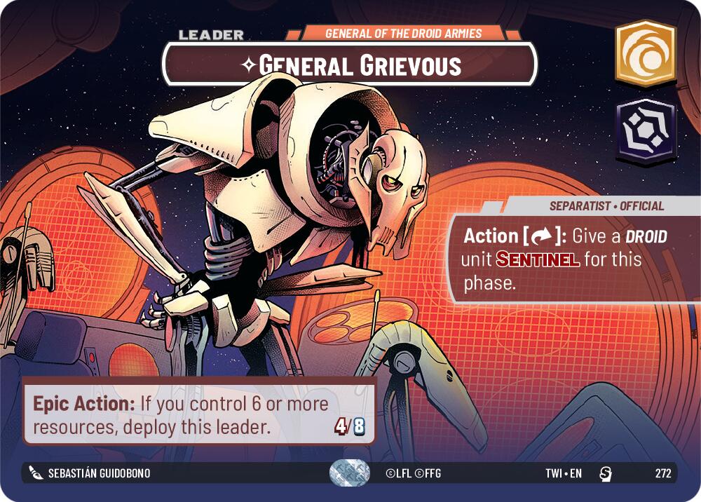 {SW-SH}General Grievous - General of the Droid Armies (Showcase) (272) [Twilight of the Republic]