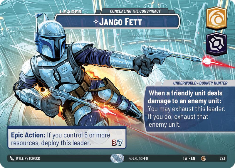 {SW-SH}Jango Fett - Concealing the Conspiracy (Showcase) (273) [Twilight of the Republic]