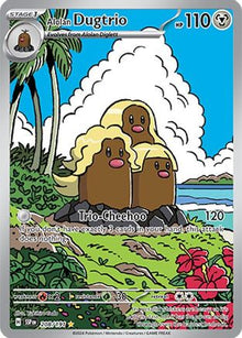 [PKM] Alolan Dugtrio (208/191) [Scarlet & Violet: Surging Sparks]