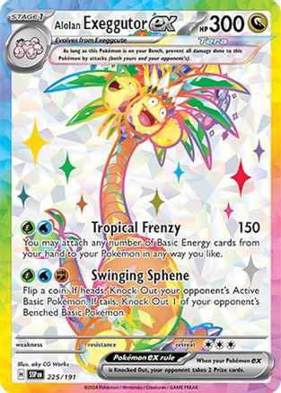 [PKM] Alolan Exeggutor ex (225/191) [Scarlet & Violet: Surging Sparks]