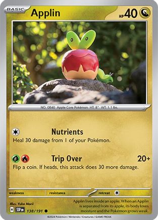[PKM] Applin (138/191) [Scarlet & Violet: Surging Sparks]