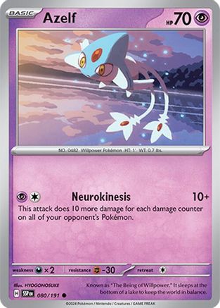 [PKM] Azelf (080/191) [Scarlet & Violet: Surging Sparks]
