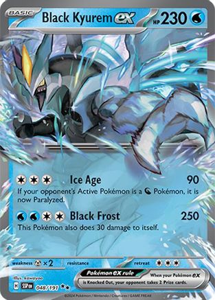 [PKM] Black Kyurem ex (048/191) [Scarlet & Violet: Surging Sparks]