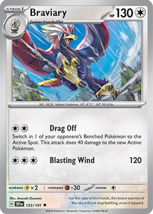 [PKM] Braviary (153/191) [Scarlet & Violet: Surging Sparks]