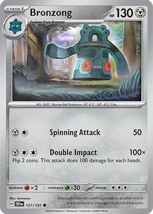 [PKM] Bronzong (127/191) [Scarlet & Violet: Surging Sparks]