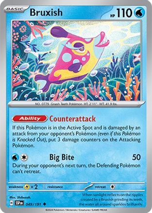 [PKM] Bruxish (049/191) [Scarlet & Violet: Surging Sparks]