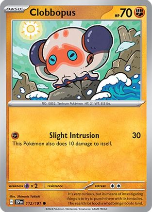 [PKM] Clobbopus (112/191) [Scarlet & Violet: Surging Sparks]