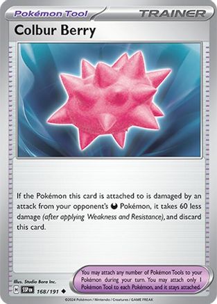 [PKM] Colbur Berry (168/191) [Scarlet & Violet: Surging Sparks]