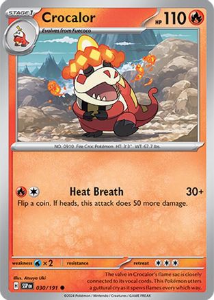 [PKM] Crocalor (030/191) [Scarlet & Violet: Surging Sparks]