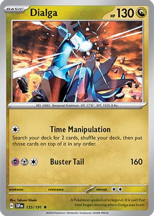 [PKM] Dialga (135/191) [Scarlet & Violet: Surging Sparks]