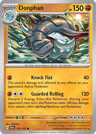 [PKM] Donphan (103/191) [Scarlet & Violet: Surging Sparks]
