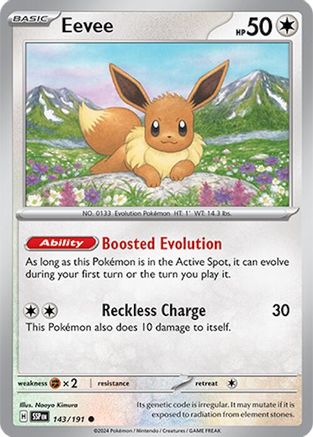 [PKM] Eevee (143/191) [Scarlet & Violet: Surging Sparks]