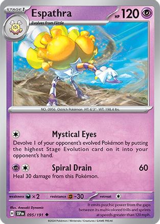 [PKM] Espathra (095/191) [Scarlet & Violet: Surging Sparks]