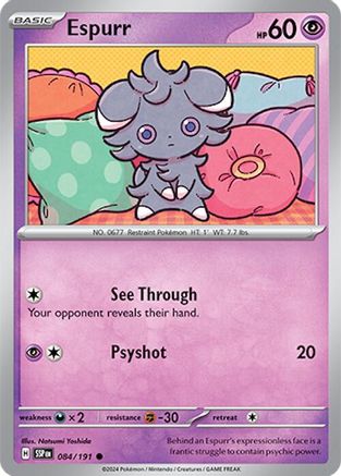 [PKM] Espurr (084/191) [Scarlet & Violet: Surging Sparks]
