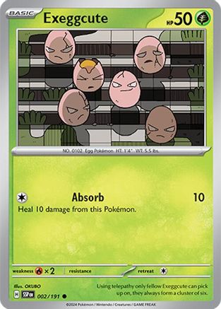 [PKM] Exeggcute (002/191) [Scarlet & Violet: Surging Sparks]