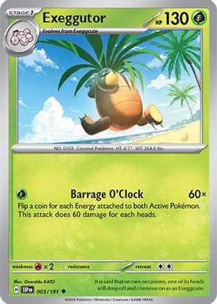 [PKM] Exeggutor (003/191) [Scarlet & Violet: Surging Sparks]