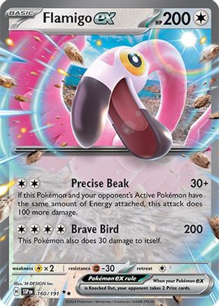 [PKM] Flamigo ex (160/191) [Scarlet & Violet: Surging Sparks]