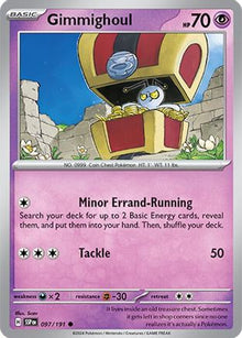 [PKM] Gimmighoul (097/191) [Scarlet & Violet: Surging Sparks]