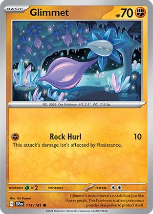 [PKM] Glimmet (114/191) [Scarlet & Violet: Surging Sparks]