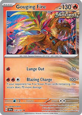 [PKM] Gouging Fire (038/191) [Scarlet & Violet: Surging Sparks]