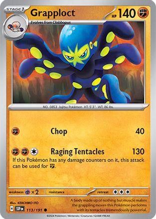 [PKM] Grapploct (113/191) [Scarlet & Violet: Surging Sparks]