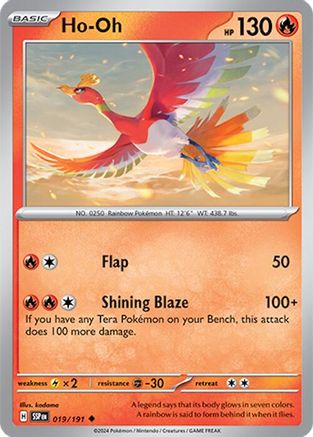 [PKM] Ho-Oh (019/191) [Scarlet & Violet: Surging Sparks]