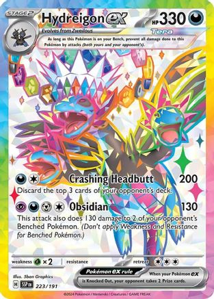 [PKM] Hydreigon ex (223/191) [Scarlet & Violet: Surging Sparks]