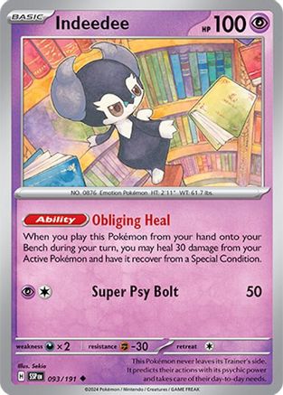 [PKM] Indeedee (093/191) [Scarlet & Violet: Surging Sparks]