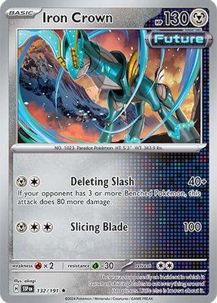 [PKM] Iron Crown (132/191) [Scarlet & Violet: Surging Sparks]