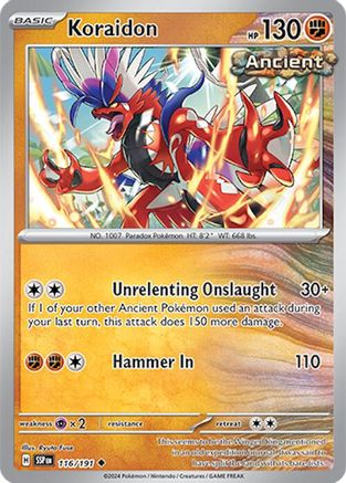 [PKM] Koraidon (116/191) [Scarlet & Violet: Surging Sparks]