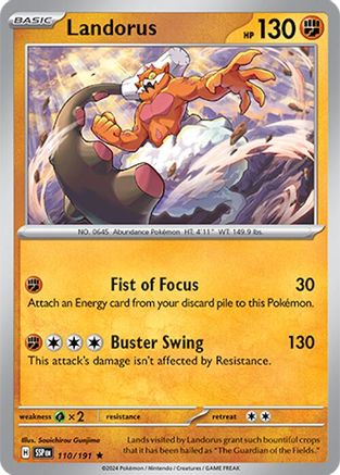 [PKM] Landorus (110/191) [Scarlet & Violet: Surging Sparks]