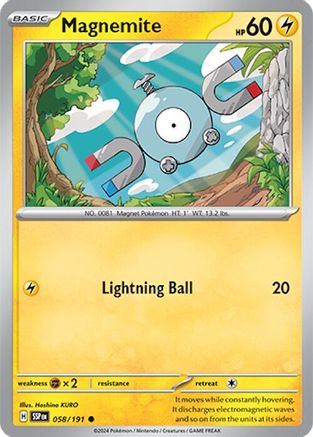 [PKM] Magnemite (058/191) [Scarlet & Violet: Surging Sparks]