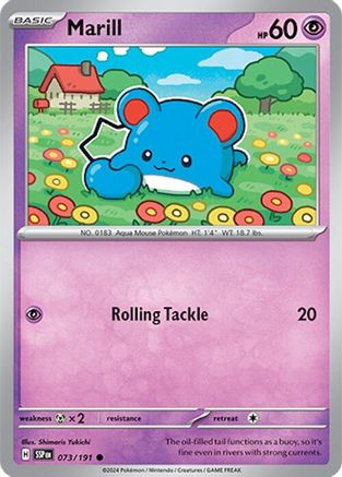 [PKM] Marill (073/191) [Scarlet & Violet: Surging Sparks]