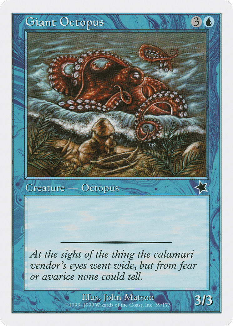 {C} Giant Octopus [Starter 1999][S99 039]