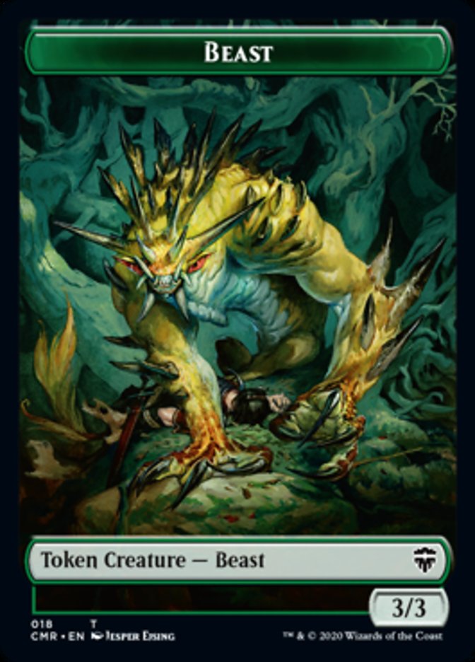 {T} Beast (18) // Beast Token (19) [Commander Legends Tokens][TCMR 018]