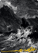 {A} Island Art Card (Gold-Stamped Signature) [Innistrad: Midnight Hunt Art Series][GS AMID 078]