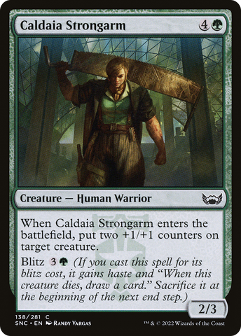 {C} Caldaia Strongarm [Streets of New Capenna][SNC 138]