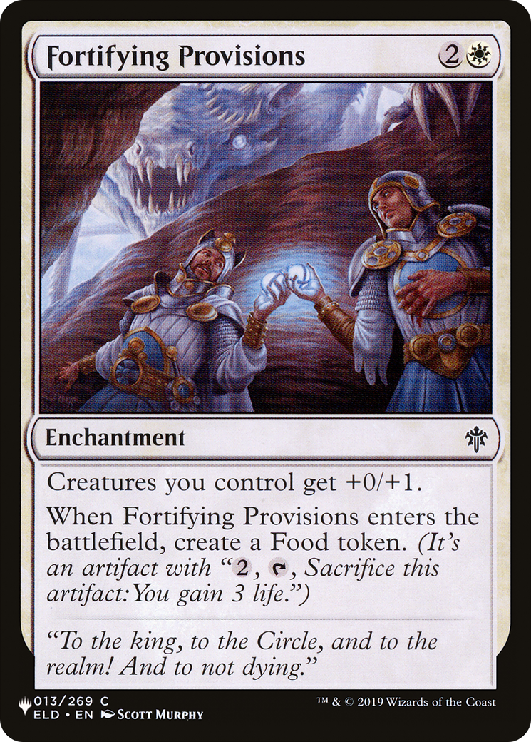 Fortifying Provisions [LIST 013/269]