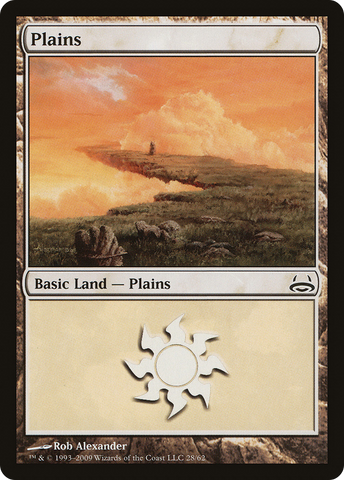 {B}[DDC 028] Plains (28) [Duel Decks: Divine vs. Demonic]