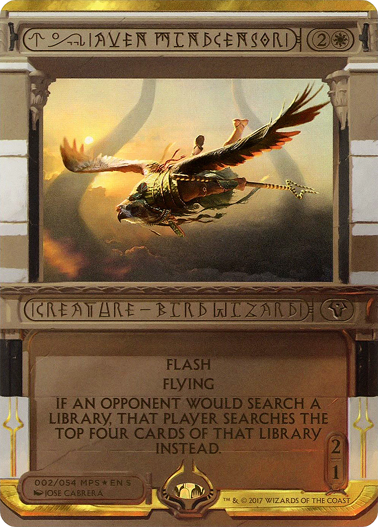 {R} Aven Mindcensor (Invocation) [Amonkhet Invocations][MP2 002] - Misty Mountain Games