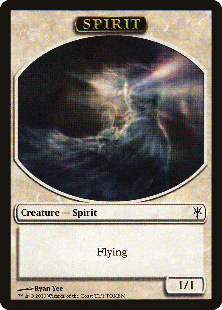 {T} Spirit Token [Duel Decks: Sorin vs. Tibalt Tokens][TDDK 001]