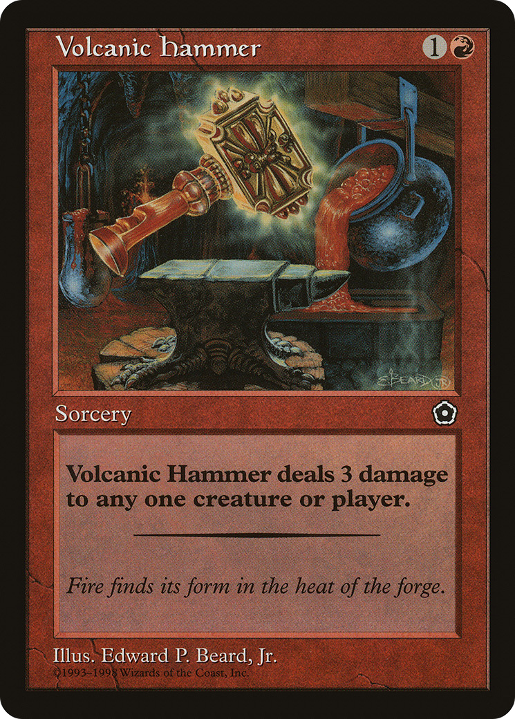 {C} Volcanic Hammer [Portal Second Age][PO2 119]