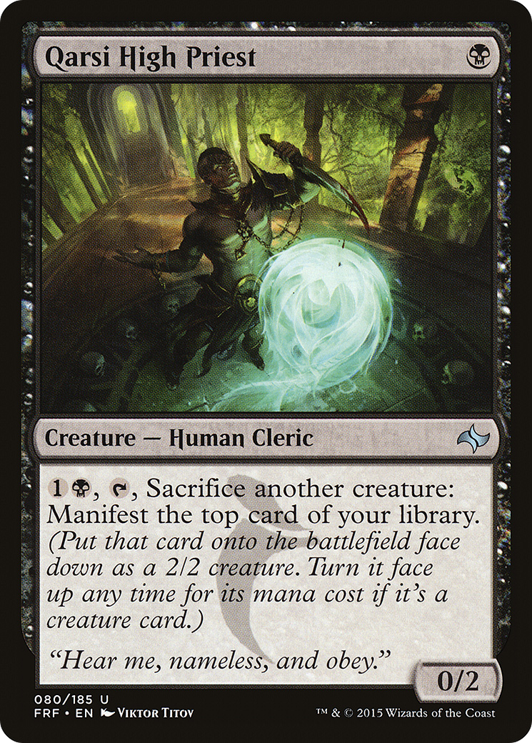 {C} Qarsi High Priest [Fate Reforged][FRF 080]