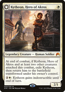 {R} Kytheon, Hero of Akros // Gideon, Battle-Forged [Magic Origins][ORI 023] - Misty Mountain Games